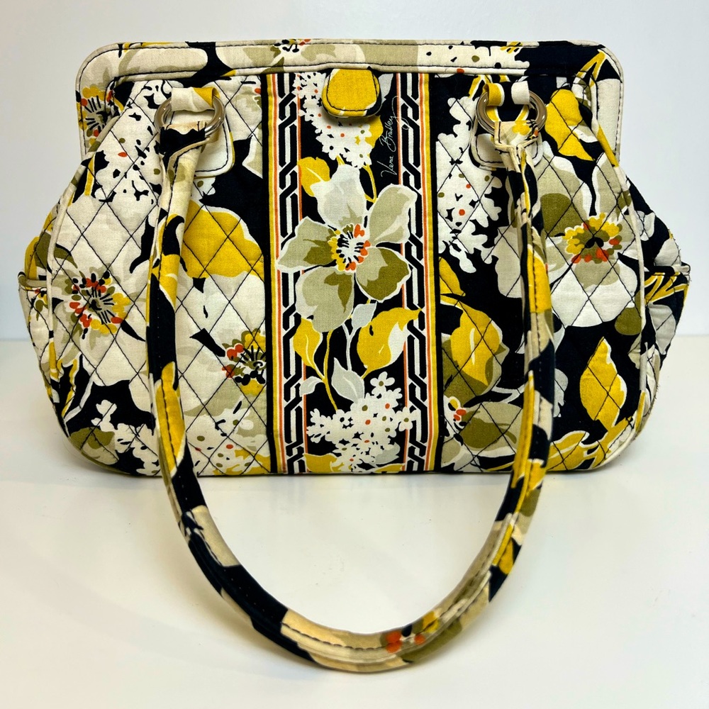 Vera Bradley floral dogwood framed purse